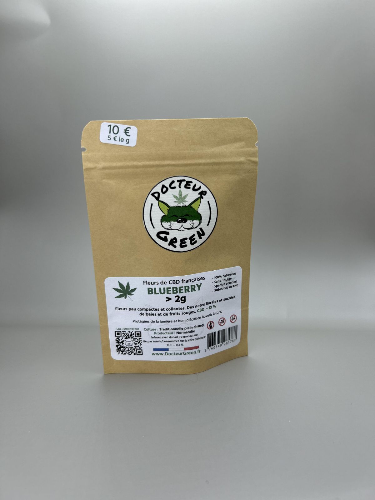 fleur blue berry docteur green - PKCBD.fr